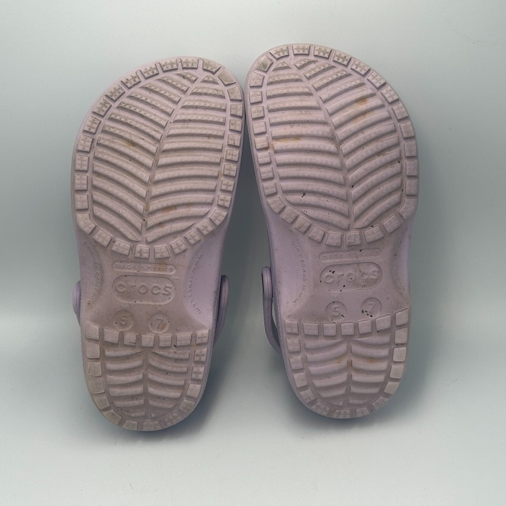 Crocs Classic Clog Slip On Women Shoe Ultra Light Water Sandals Purple Lavender - Picture 8 of 8